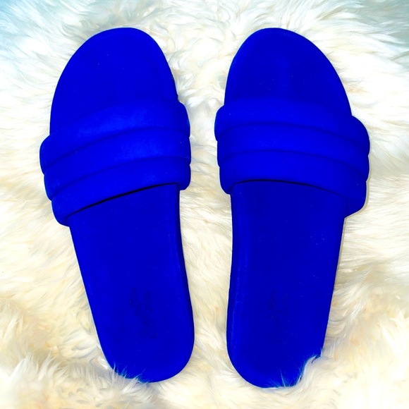 Seychelles slides In Cobalt Suede - Picture 1 of 4